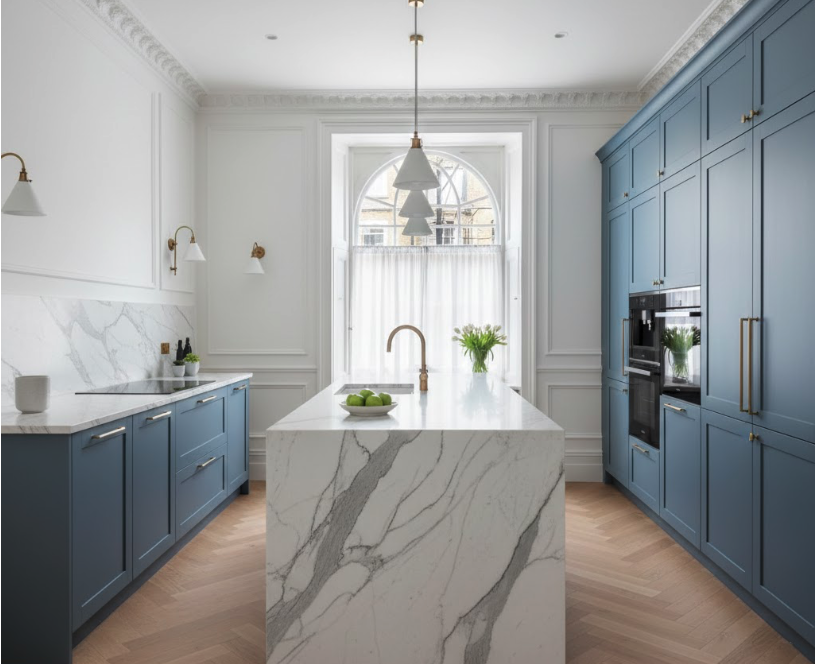 Finished kitchen in Notting Hill